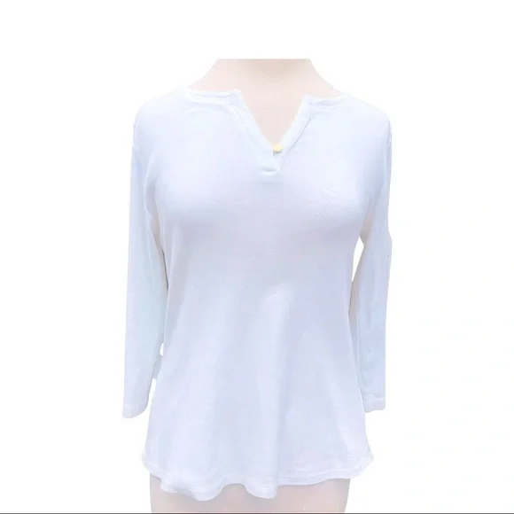 Anne Klein Sport Tops 52 Anne Klein Sport White 34 Sleeve V